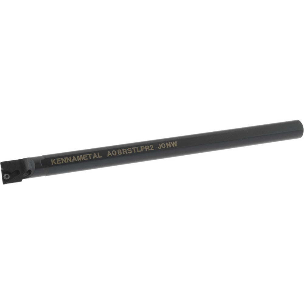 Kennametal 1094747 Indexable Boring Bar A08STLPR2, 15.24 mm Min Bore Dia, Right Hand Cut, 1/2" Shank Dia, -5 &deg Lead Angle, Steel