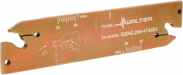 Walter 6424578 G2042 N Double End Neutral Indexable Cutoff Blade