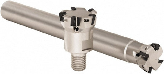 Seco 02844109 1" Cut Diam, 0.236" Max Depth of Cut, 1" Shank Diam, Indexable Plunge End Mill