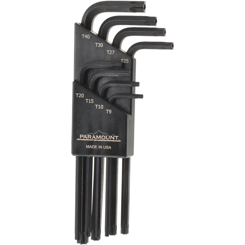 Paramount PAR52434 Torx Key Set 8 Pc, L-Key Handle, TR9 to T40