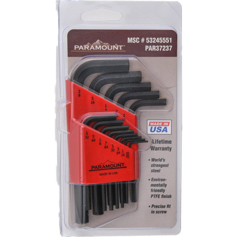 Paramount PAR37237 13 Piece L-Key Short Arm Hex Key Set