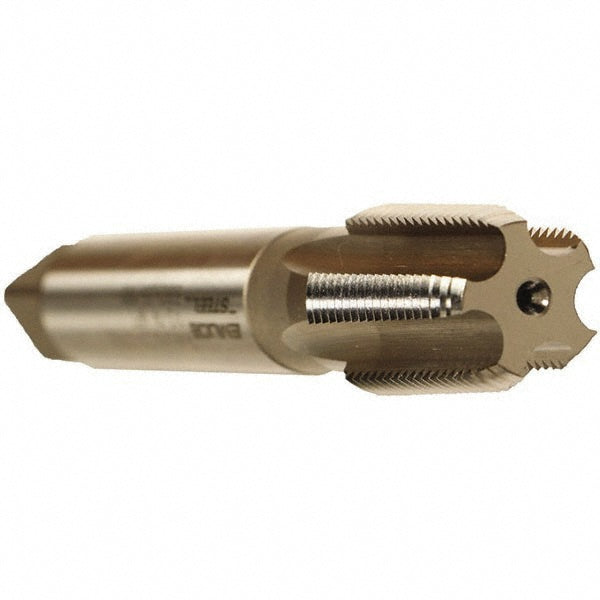 Emuge A0181000.4114 British Standard Pipe Tap 1/16-28 BSPT, Modified Bottoming Chamfer, 4 Flute