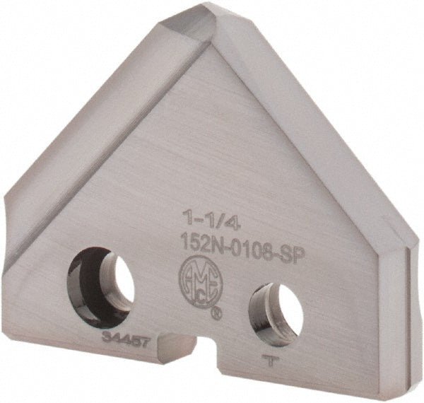 Allied Machine and Engineering 152N-0108-SP Spade Drill Insert 1-1/4" Dia, Seat Size 2, Cobalt, 90 deg Point