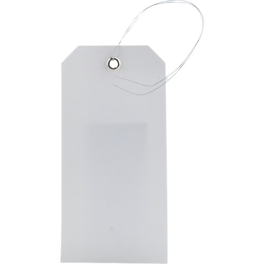 Value Collection S-5544W-PW Safety & Facility Tags Color White  