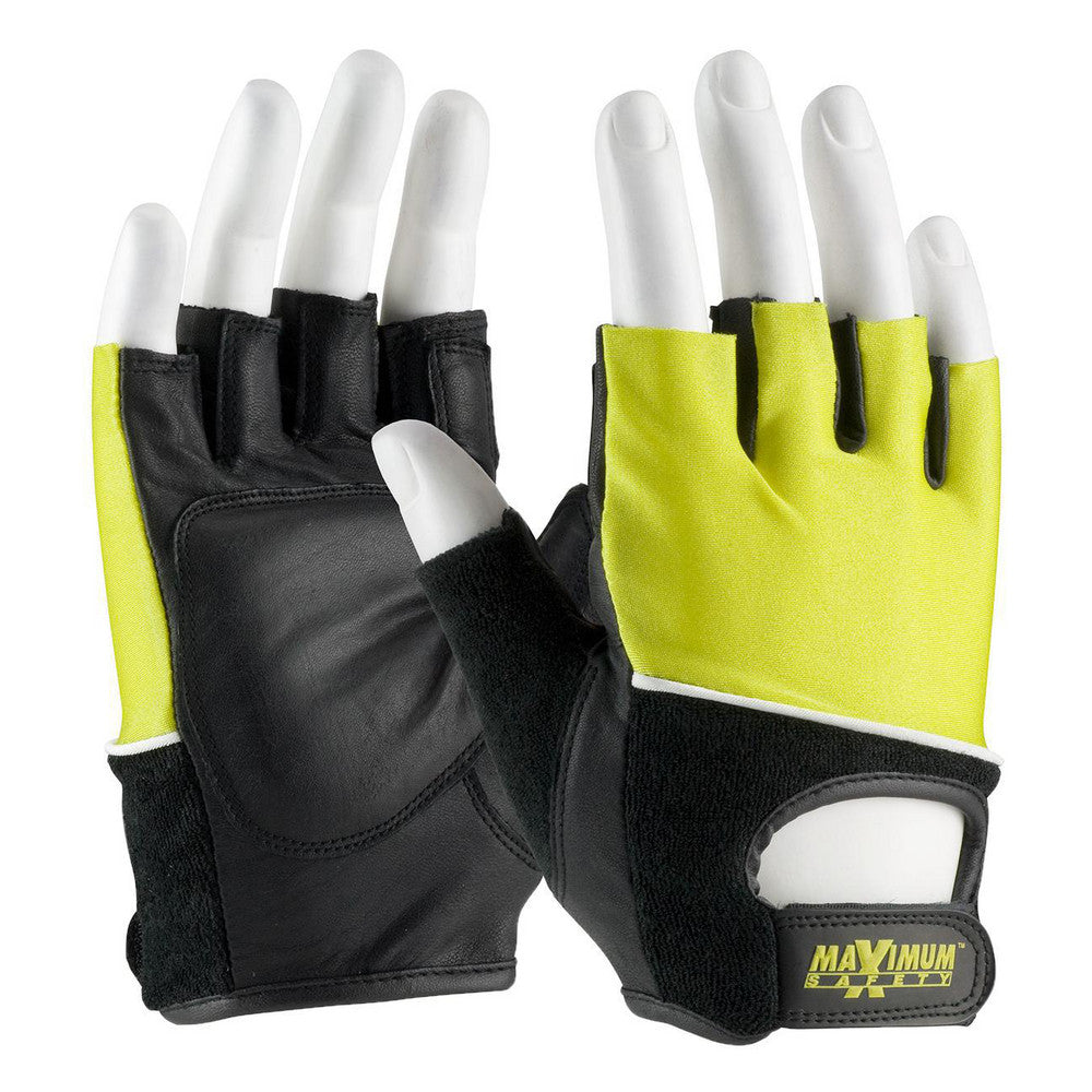 PIP 122-AV70/M Work Gloves MAXIMUM SAFETY 122-AV70, Size Medium, Leather Lined, Leather, General Purpose