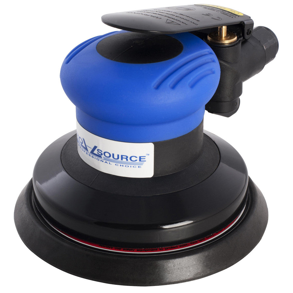 Pro-Source 5510012024PRO Air Orbital Sander Round, 5" Pad, 12,000 OPM