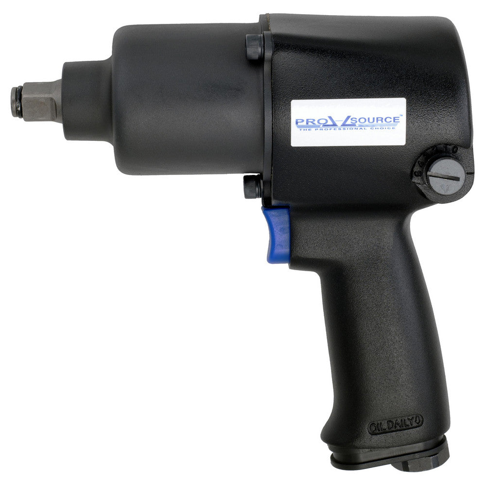 Pro-Source 5540003262PRO Air Impact Wrench 1/2" Drive, 8,000 RPM, 600 ft/lb
