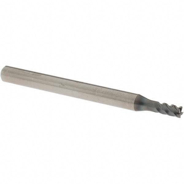 OSG 457104011 Corner Radius End Mill 4.00 mm Dia, 6.00 mm LOC, 0.20 mm Radius, 4 Flute, Solid Carbide