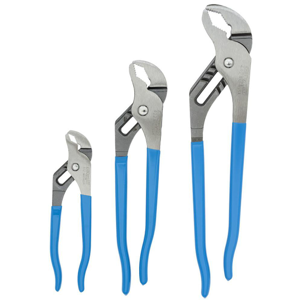 Channellock VJ-3 Plier Set 3 Pc, Tongue & Groove Pliers