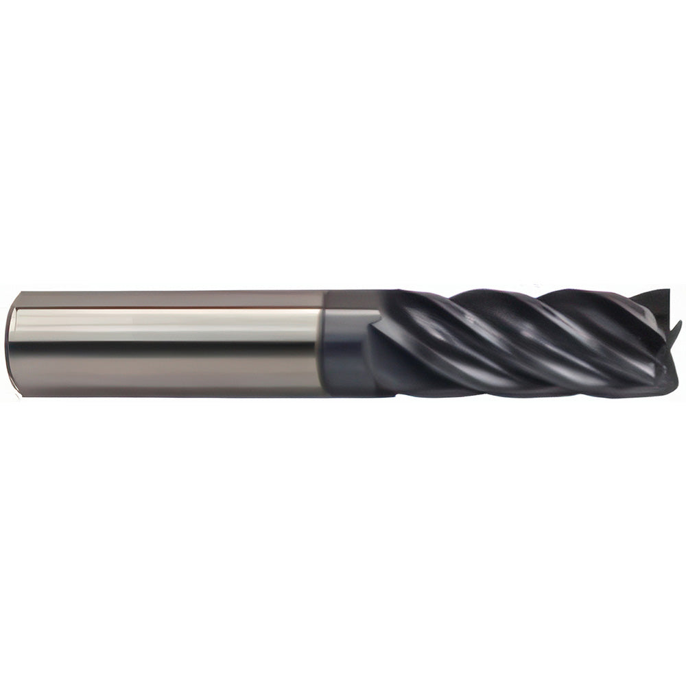Accupro 2500174 Corner Radius End Mill 3/8" Dia, 1/2" LOC, 0.0600" Radius, 5 Flute, Solid Carbide