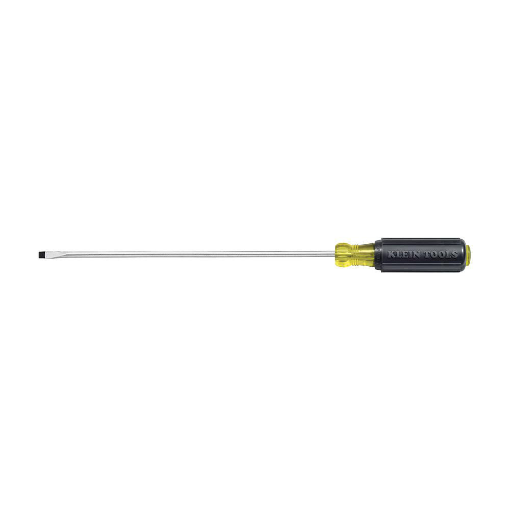 Klein Tools 608-8 Slotted Screwdriver 1/8" Width, 10-3/4" OAL, 8" Blade Length