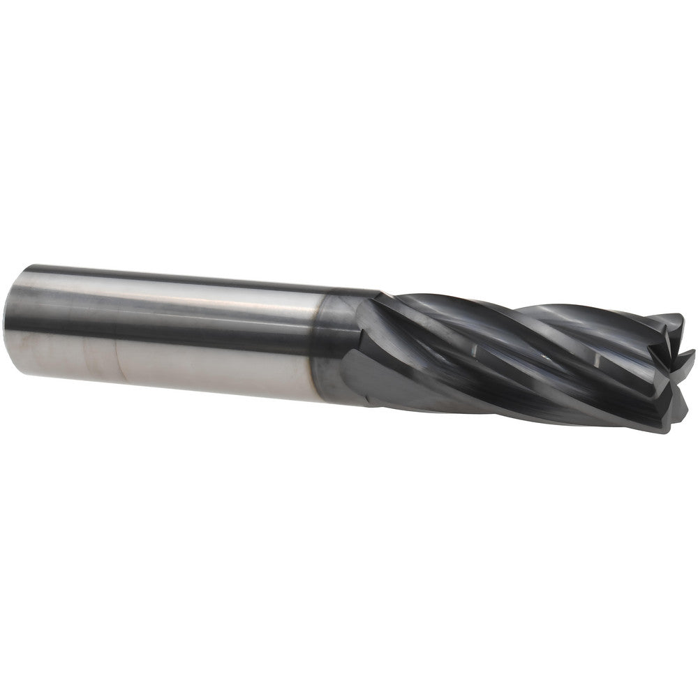 Accupro 95168404 Corner Radius End Mill 1/2" Dia, 1-1/4" LOC, 0.0300" Radius, 6 Flute, Solid Carbide