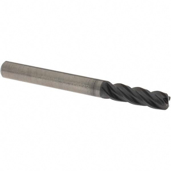 OSG VG434-2504 Corner Radius End Mill 1/4" Dia, 3/4" LOC, 0.06" Radius, 4 Flutes, Solid Carbide