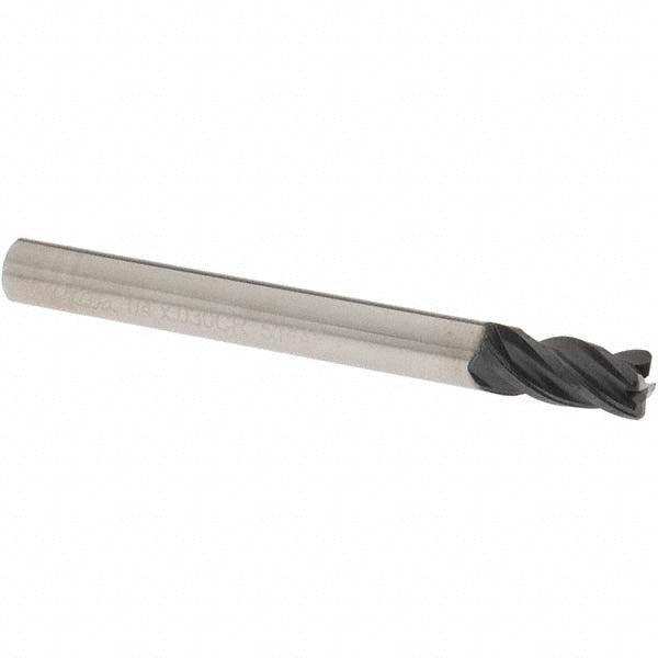 OSG VG434-2501 Corner Radius End Mill 1/4" Dia, 7/16" LOC, 0.03" Radius, 4 Flutes, Solid Carbide