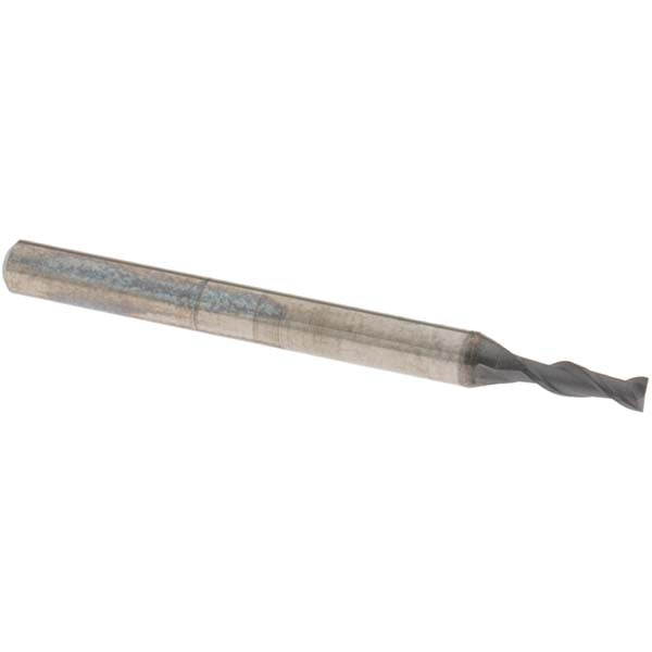OSG HP421-0781 Square End Mill 5/64'' Dia, 1/4'' LOC, 1/8'' Shank Dia, 1-1/2'' OAL, 2 Flutes, Solid Carbide
