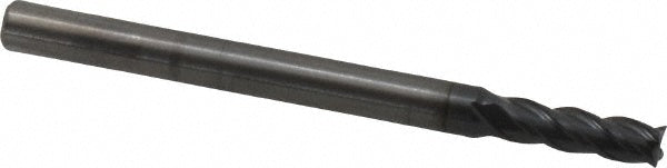 OSG HP441-1378 Square End Mill 0.1378'' Dia, 0.4724'' LOC, 4 Flutes, Solid Carbide