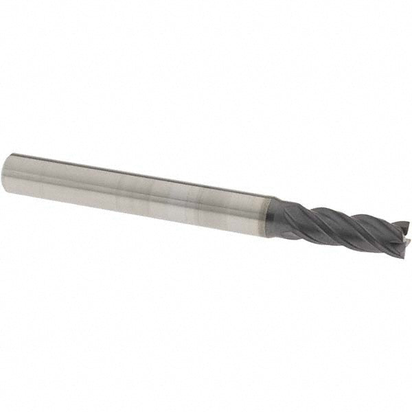 OSG HP441-2188 Square End Mill 7/32'' Dia, 5/8'' LOC, 1/4'' Shank Dia, 2-1/2'' OAL, 4 Flutes, Solid Carbide