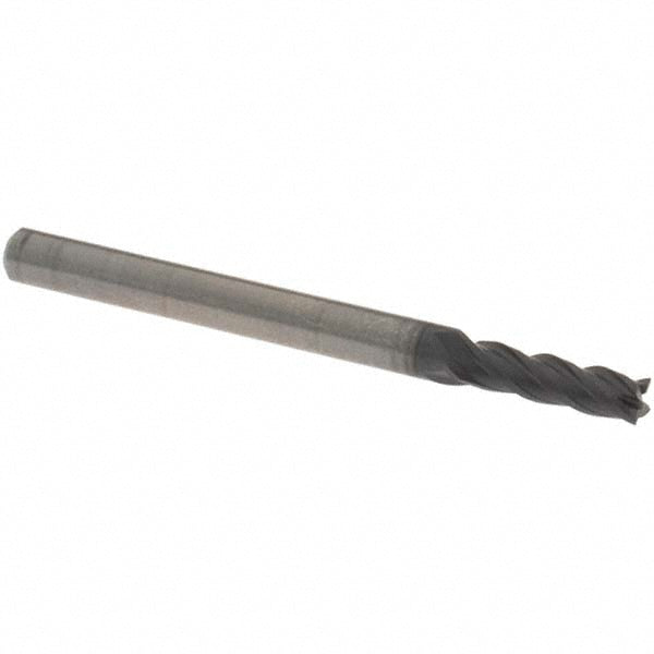 OSG HP441-1094 Square End Mill 7/64'' Dia, 3/8'' LOC, 1/8'' Shank Dia, 1-1/2'' OAL, 4 Flutes, Solid Carbide