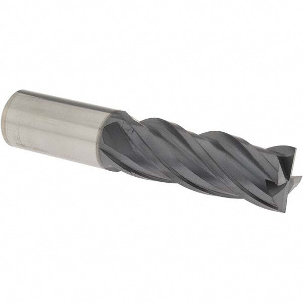 OSG VG441-1002 Square End Mill 1'' Dia, 2-1/2'' LOC, 1'' Shank Dia, 5'' OAL, 4 Flutes, Solid Carbide