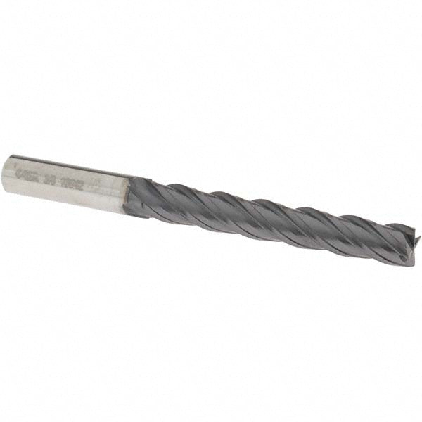 OSG VG441-3757 Square End Mill 3/8'' Dia, 2-1/2'' LOC, 3/8'' Shank Dia, 4'' OAL, 4 Flutes, Solid Carbide