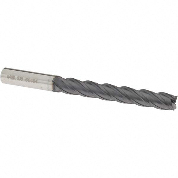 OSG VG441-3756 Square End Mill 3/8'' Dia, 2-1/2'' LOC, 3/8'' Shank Dia, 4'' OAL, 4 Flutes, Solid Carbide