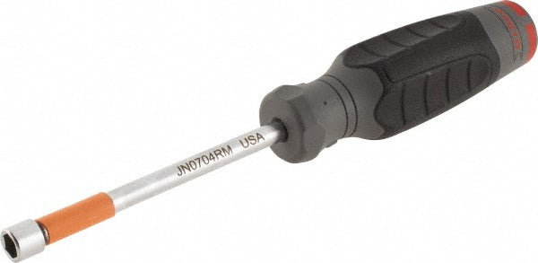 Proto JN0704RMS Nut Driver Hollow Shaft, Ergonomic Handle, 9" OAL