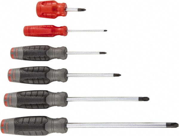 Proto J1206SPF Screwdriver Set 6 Pc, Phillips & Stubby