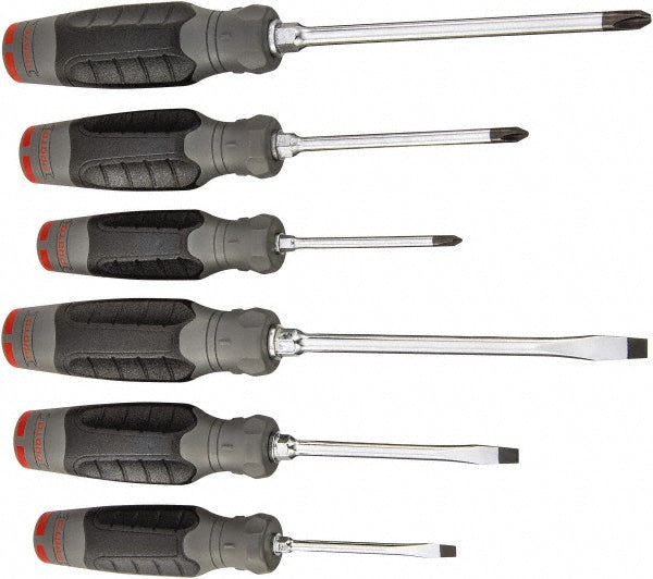 Proto J1206SCPF Screwdriver Set 6 Pc, Cabinet, Phillips & Slotted