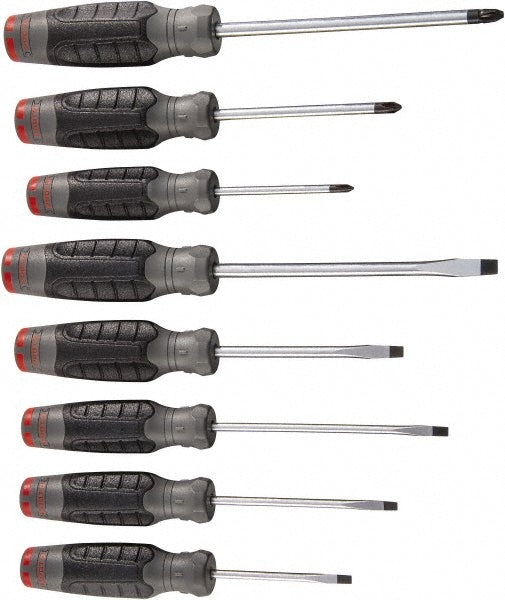 Proto J1208SCF Screwdriver Set 8 Pc, Cabinet, Phillips & Slotted