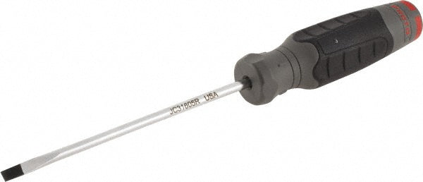 Proto JC31605RF Slotted Screwdriver 3/16" Width, 9" OAL, 5" Blade Length