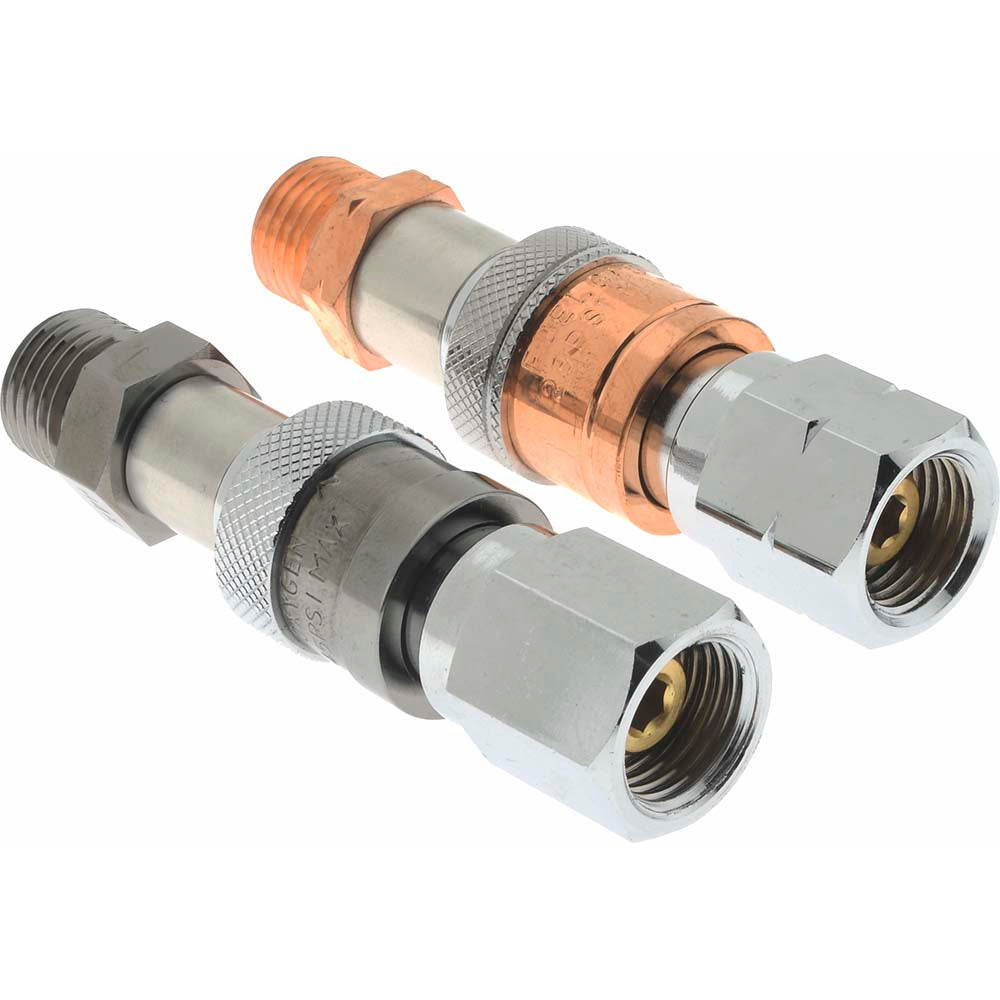 Value Collection QC-RHPR 9/16" Thread, RH Oxygen & LH Fuel Pair Hose to Hose Quick Connector
