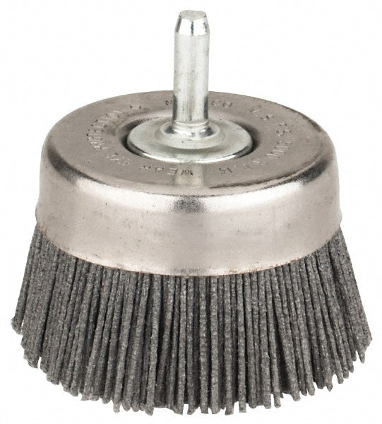 Osborn 0003214600 Cup Brush 2-1/2" Dia, 0.0400" Wire Dia, Nylon, Straight