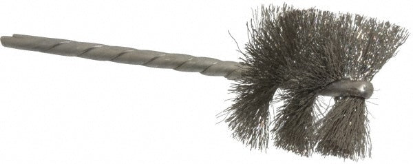 Osborn 0003619500 Power Tube Brush Helical, Stainless Steel