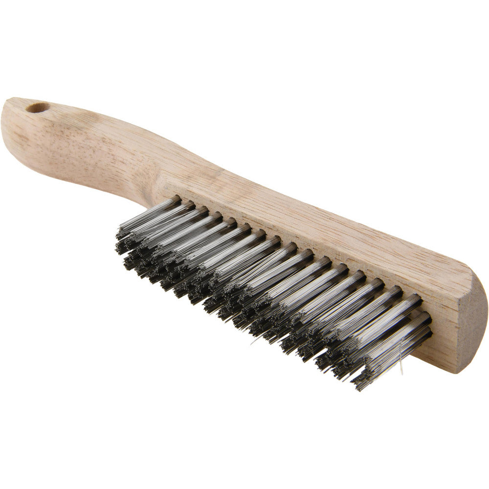 Osborn 0005401900 Scratch Brush 4 Row, 16 Column, Stainless Steel