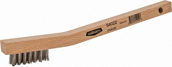 Osborn 0005402200 Scratch Brush, 3 Rows, 7 Columns, Stainless Steel