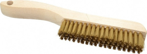 Osborn 0005403800 Plater Brush, 4 Rows, 18 Columns, Brass