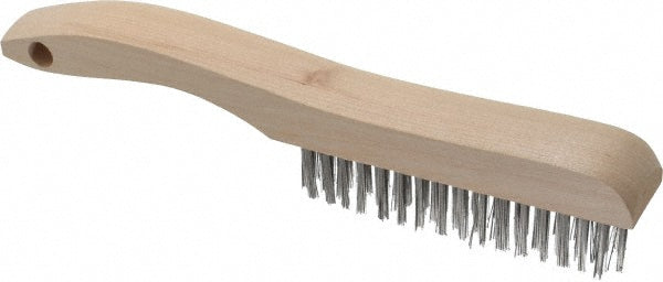 Osborn 0008300800 Scratch Brush, 4 Rows, 16 Columns, Stainless Steel