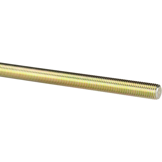 Value Collection 36686 Threaded Rod 1-1/8-7, 3' Long, Low Carbon Steel
