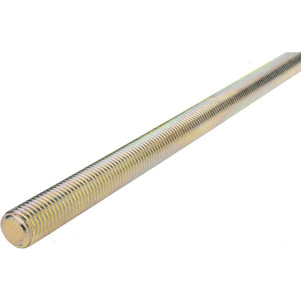 Value Collection 36681 3/4-10, 3' OAL, Low-Carbon Steel, Yellow Zinc Finish