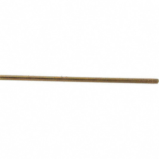 Value Collection 36675 Threaded Rod 1/4-20, 3' Long, Low Carbon Steel