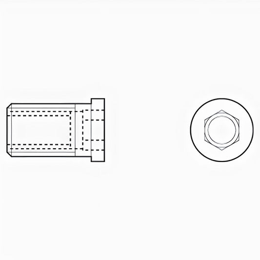 Kyocera TPC02451 Shim Screw for Indexables Hex, M7 x 0.75 Thread