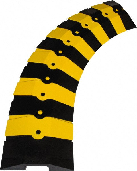 UltraTech 1830 Floor Cable Cover Acrylonitrile Butadiene Styrene, 1 Channel, 3/4" Max Cable Dia