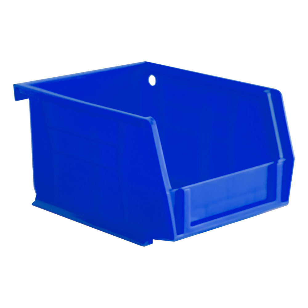 Durham PB30210-52 Plastic Hang & Stack Bin Blue