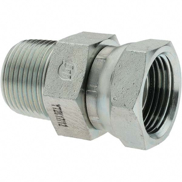 Brennan 10355 Industrial Pipe Straight Swivel Adapter 3/4-14 Female Thread, 3/4-14 Male Thread, FNPSM x MNPTF