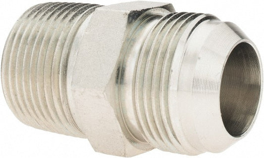 Brennan 10322 Steel Flared Tube Connector 1" Tube OD, 1-5/16-12 x 1-11-1/2 Thread, 37 &deg Flared Angle