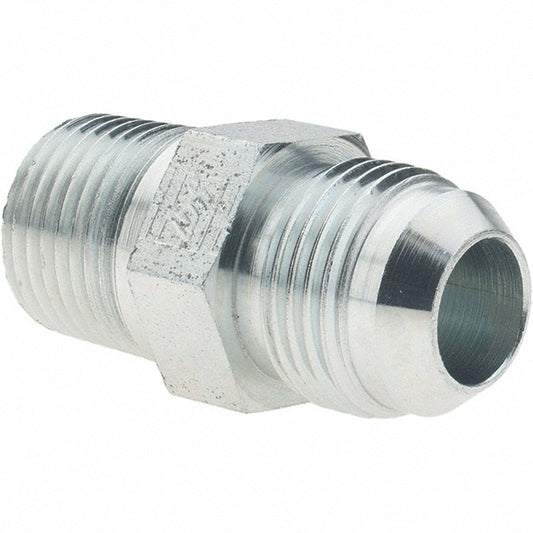 Brennan 10315 Steel Flared Tube Connector 5/8" Tube OD, 7/8-14 x 1/2-14 Thread, 37 &deg Flared Angle