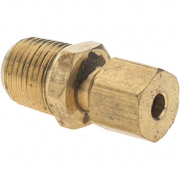 Value Collection -10744-3 Push-To-Connect Tube to Male & Tube to Male NPTF Tube Fitting 1/8-27 Thread, 1/8" OD