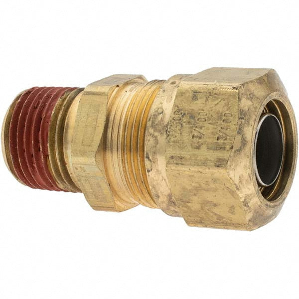 Parker -10767-1 Compression Tube Connector 1/2" Thread, Compression x MNPT