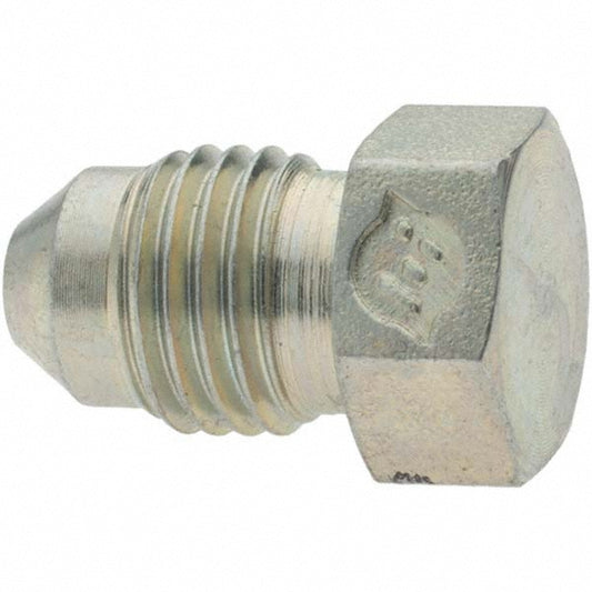 Brennan 10450 Steel Flared Tube Plug 1/4" OD, 37 deg Flared Angle