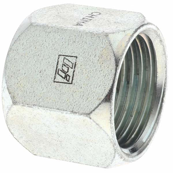 Brennan 10446 Steel Flared Tube Cap 5/8" Tube OD, 7/8-14 Thread, 37 &deg Flared Angle